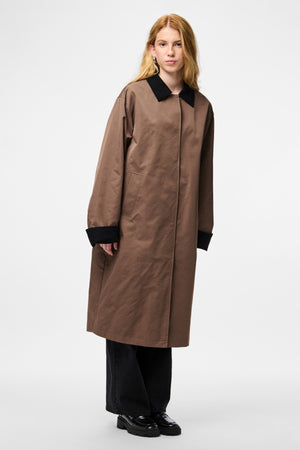 Jorma Long Light -takki - Coffee Quartz Black