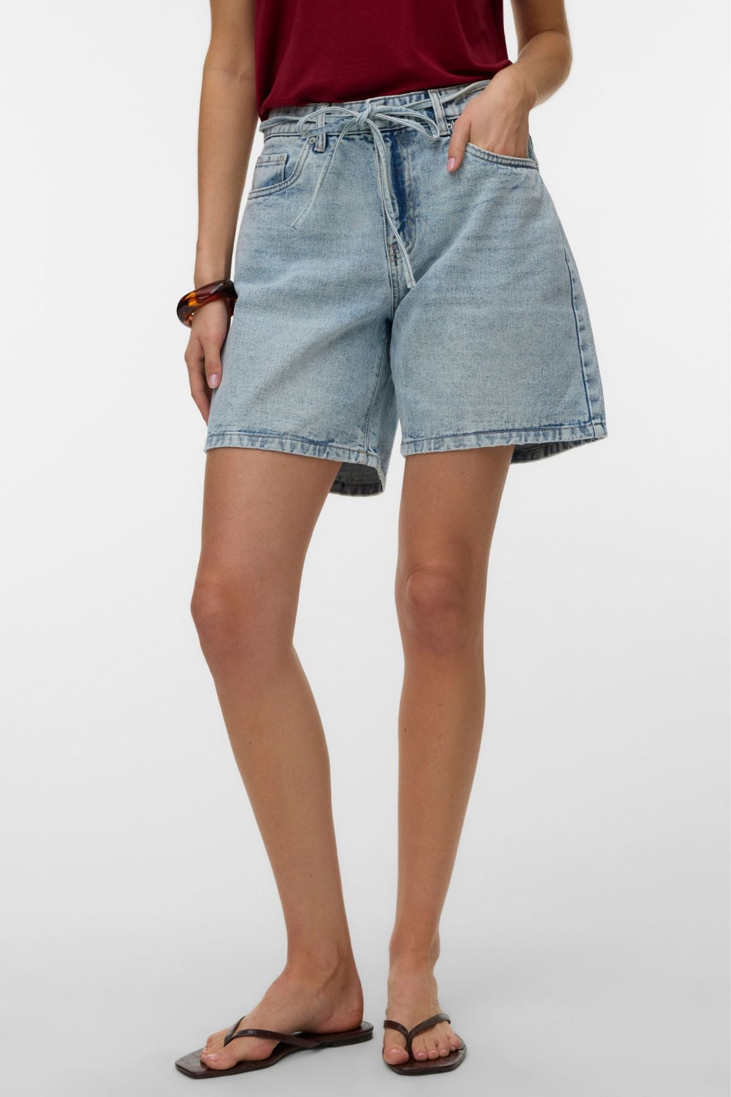 Wienin vyö Shorts Mix - Vaaleansininen Denim