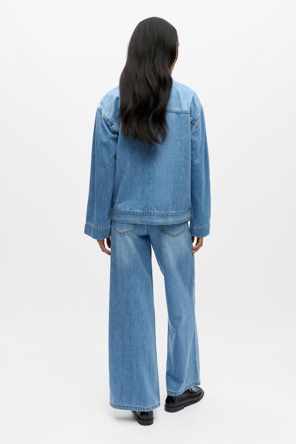 Rosie Overshirt - vaaleansininen denim