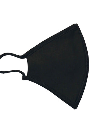 10 kpl. Kangasmaski 3 kerroksella - musta (orgaaninen puuvilla)