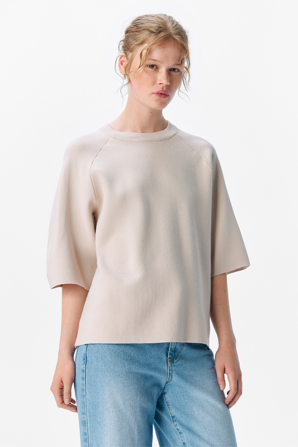 Reynard 2/4 Knit Pullover - Hopeaharmaa