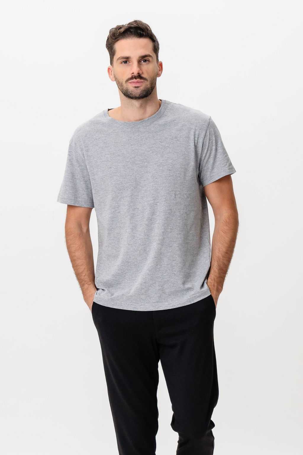 Basic Joy T -paita - Oxford Gray