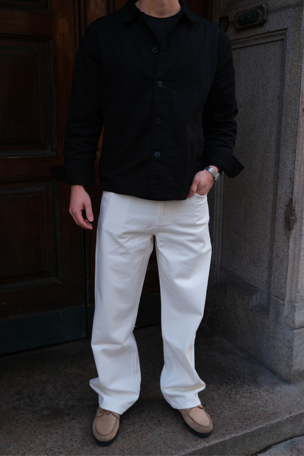 William Regular Farkut - White Denim