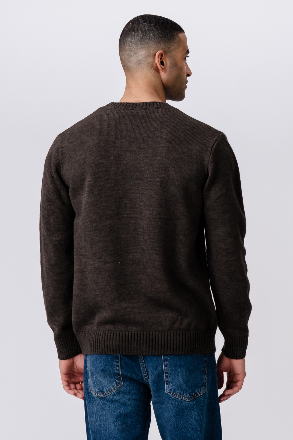 Easton Knit - tummanruskea