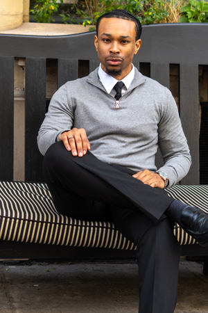 Puoliksi vetoketjullinen villapaita - Harmaa Melange