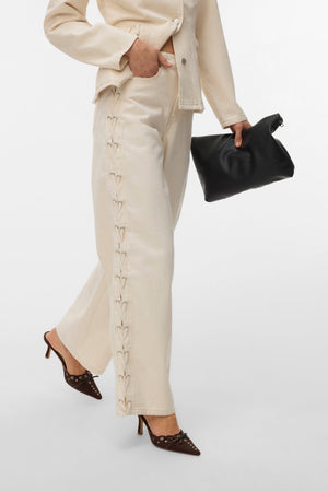 Rae Wide String Farkut - Ecru