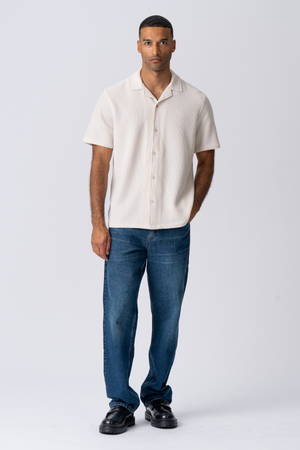 Neulottu paita - beige