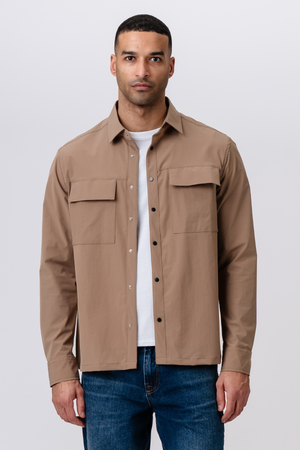 Silas Overshirt - ruskea