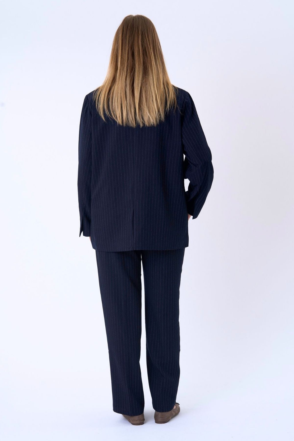 Ylisuuret bleiser - laivaston pinstripe