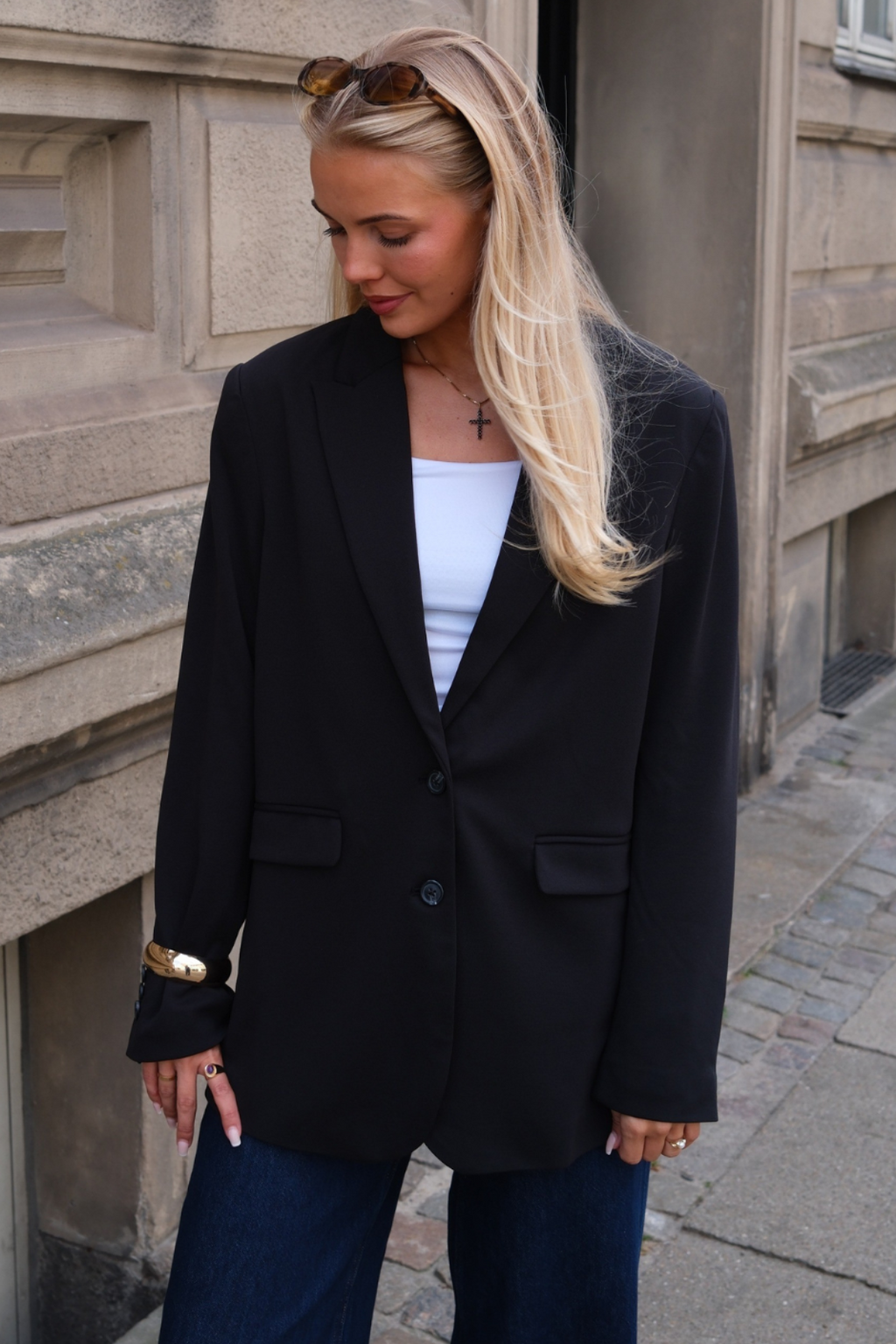 Klassinen istuvuus Blazer - Navy