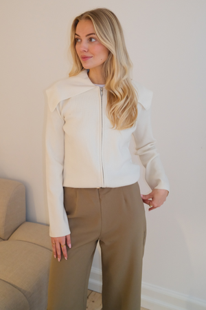 Verrier O-neck neuletakki - koivu