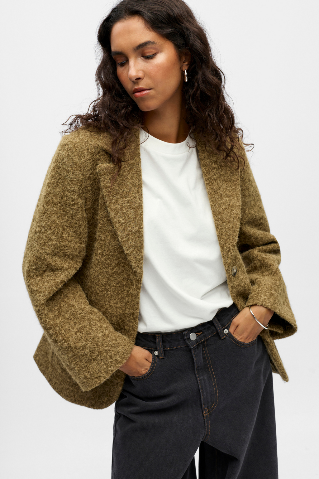 Celina L/S LO -takki - syvä jäkälävihreä