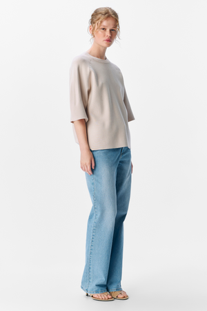 Reynard 2/4 Knit Pullover - Hopeaharmaa