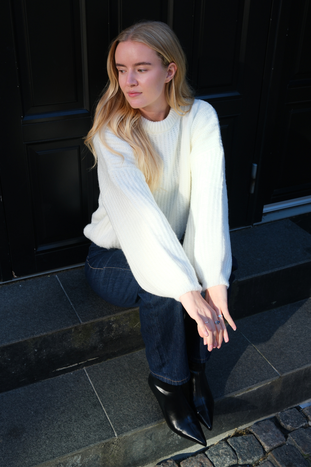 Gabriela Knit - valkoinen