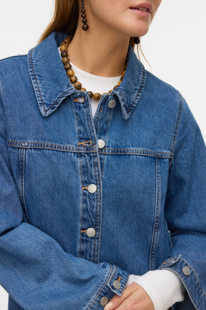 Findo lyhyt farkkumekko - Medium Blue Denim