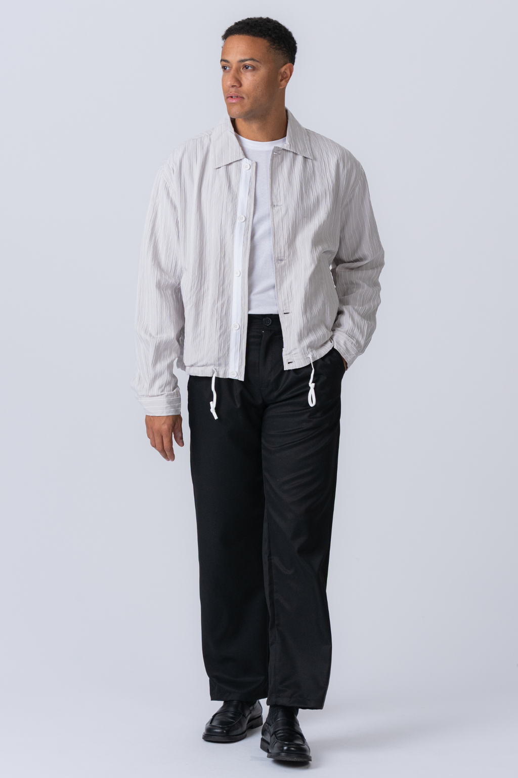 Ezra -takki - harmaa