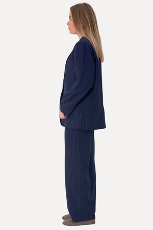 Ylisuuret bleiser - laivaston pinstripe