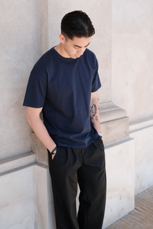 Boxy T-paita - Navy