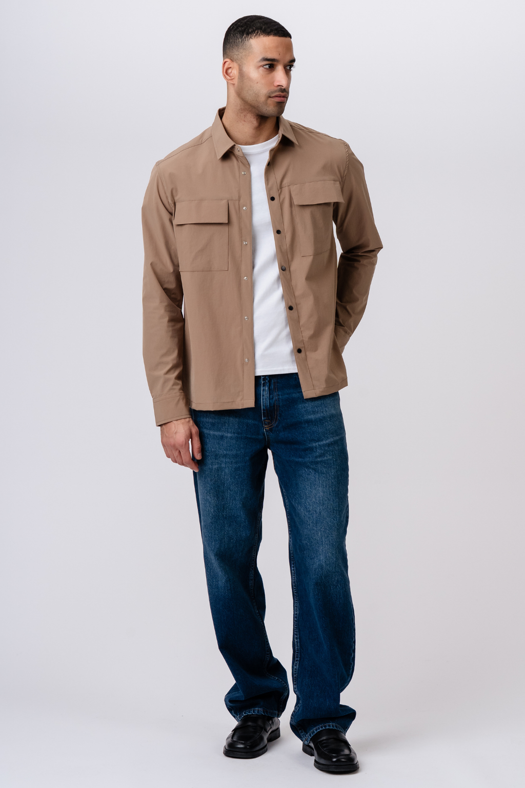 Silas Overshirt - ruskea