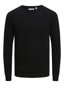 Basic Neule Crewneck - Musta