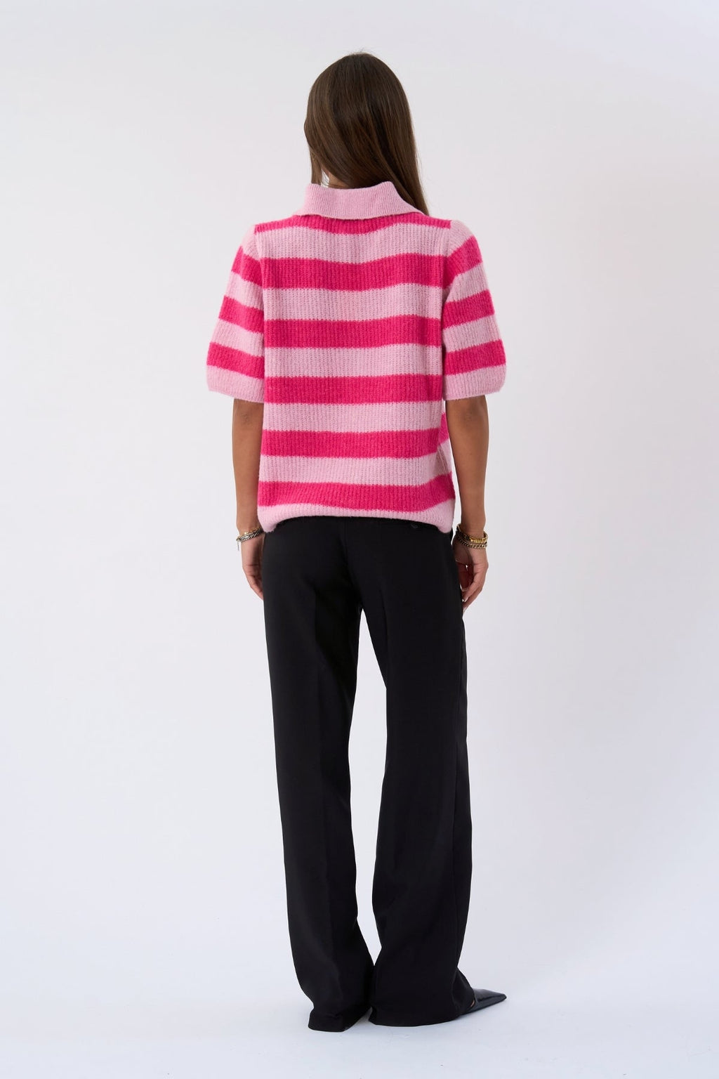 Alba Polo Knit - Pinkki/Fuxia