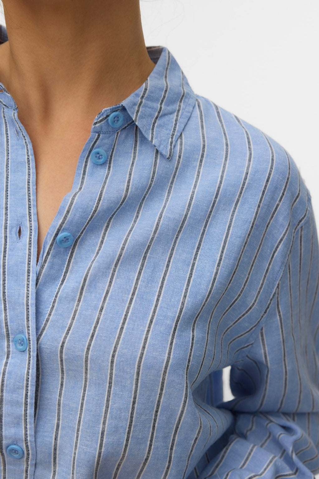 Linn Shirt - Ruiskukansininen-laivasto bleiseri