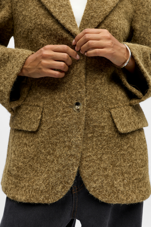 Celina L/S LO -takki - syvä jäkälävihreä