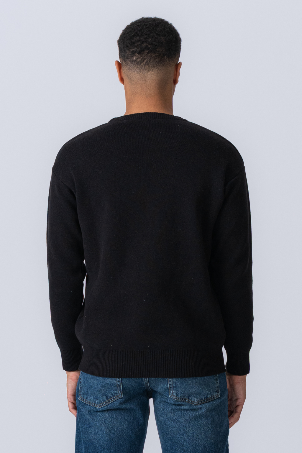 Crewneck Knit -villapaita - musta