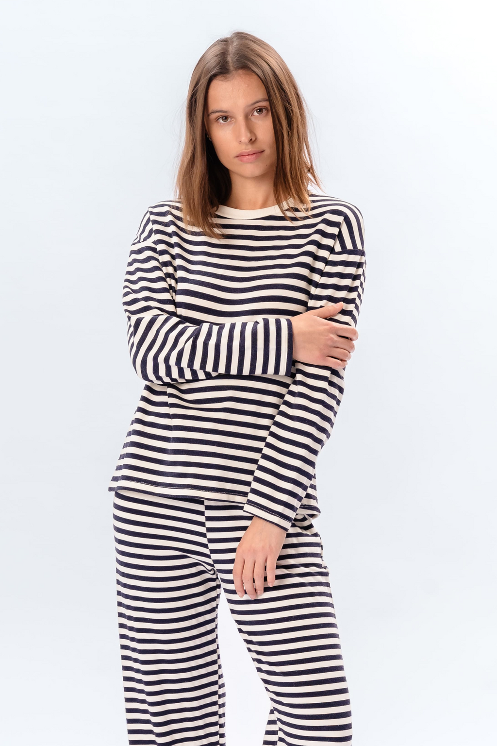 Raidallinen paita - Sininen