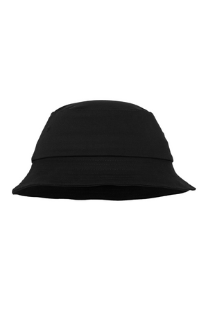 Cotton Twill Bucket Hat - Musta