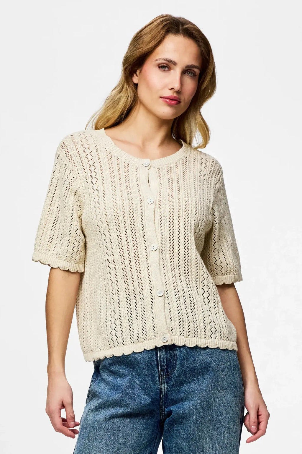 Nuka O-Neck Knit - Koivu