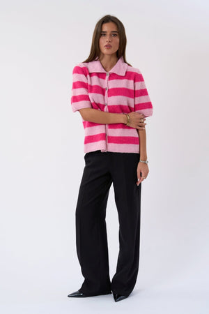 Alba Polo Knit - Pinkki/Fuxia