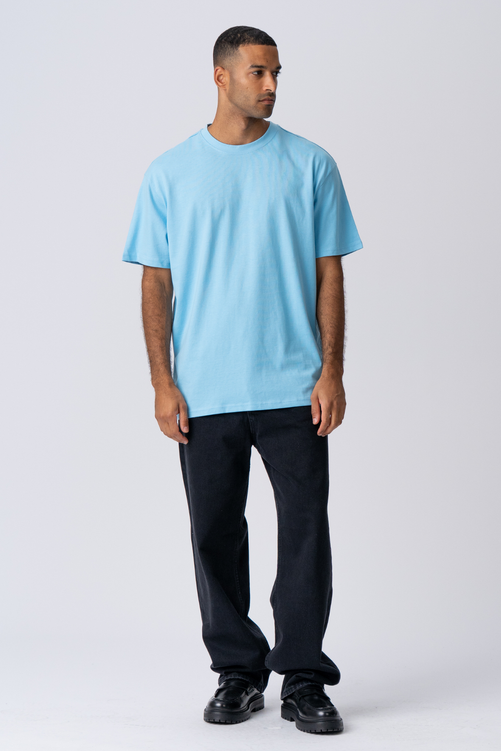 Raskas Oversized T -paita - Baltian sininen
