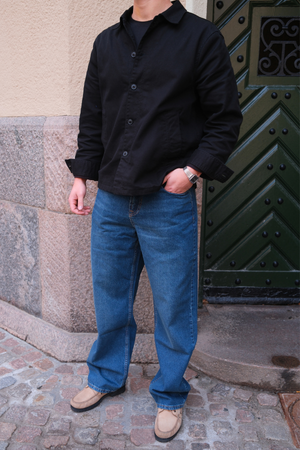 William Regular Farkut - Tummansininen Denim