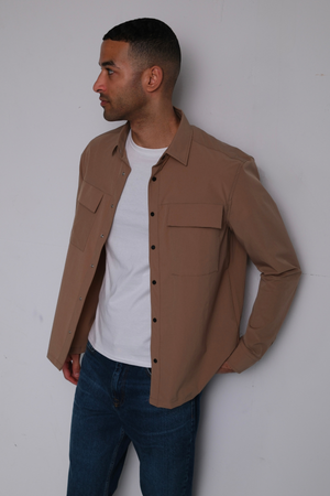 Silas Overshirt - ruskea