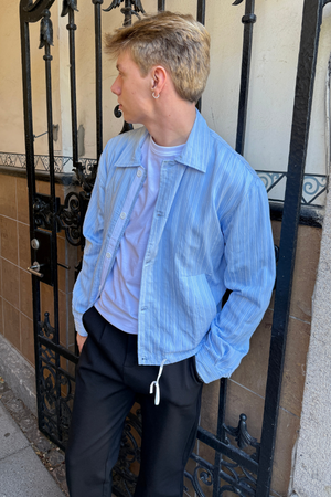 Ezra -takki - vaaleansininen