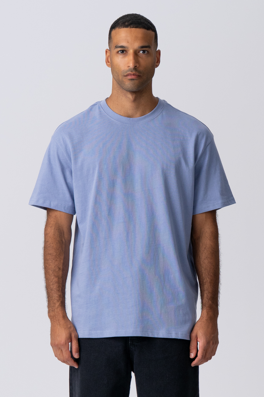 Raskas Oversized T -paita - Viola -sininen