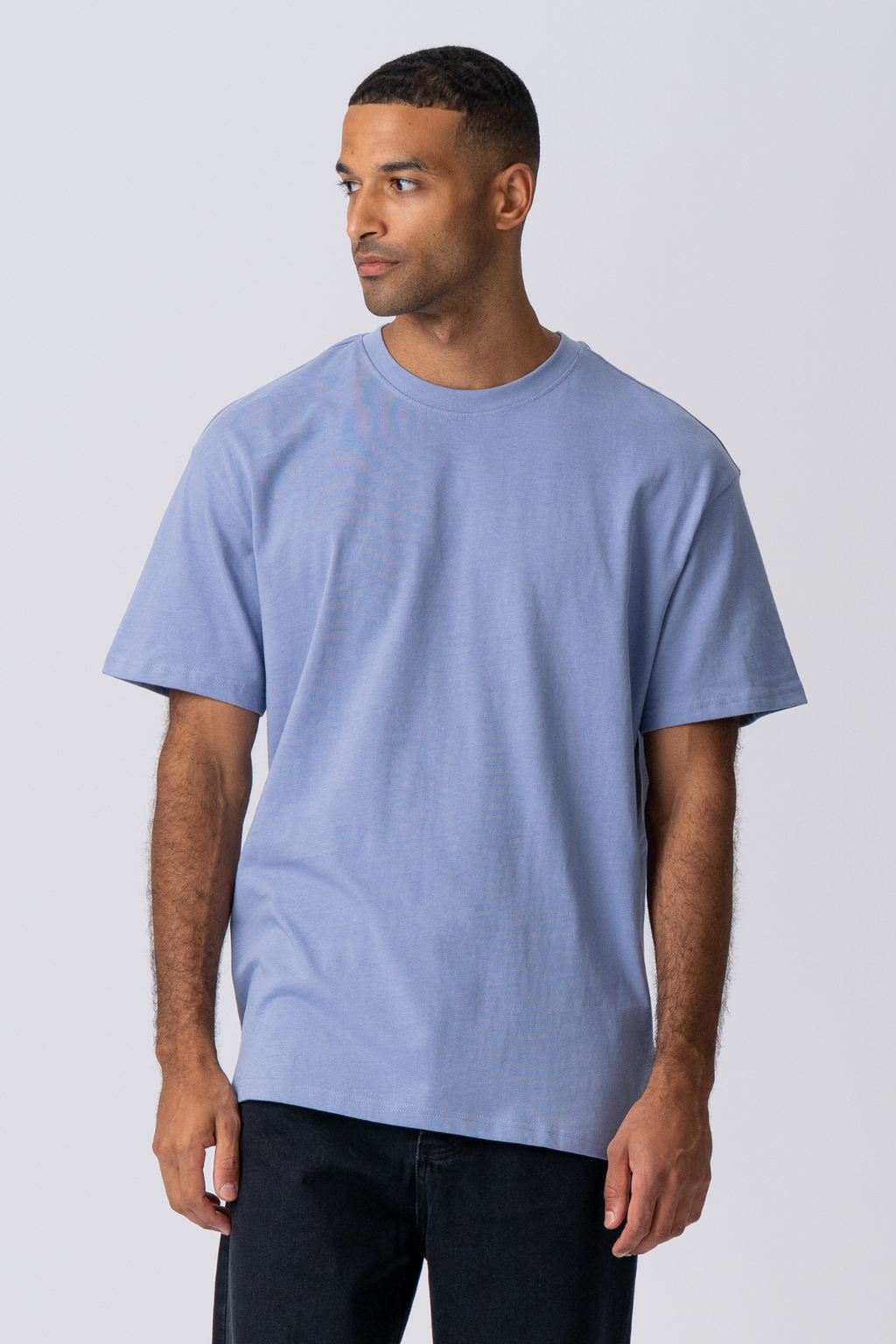 Raskas Oversized T -paita - Viola -sininen