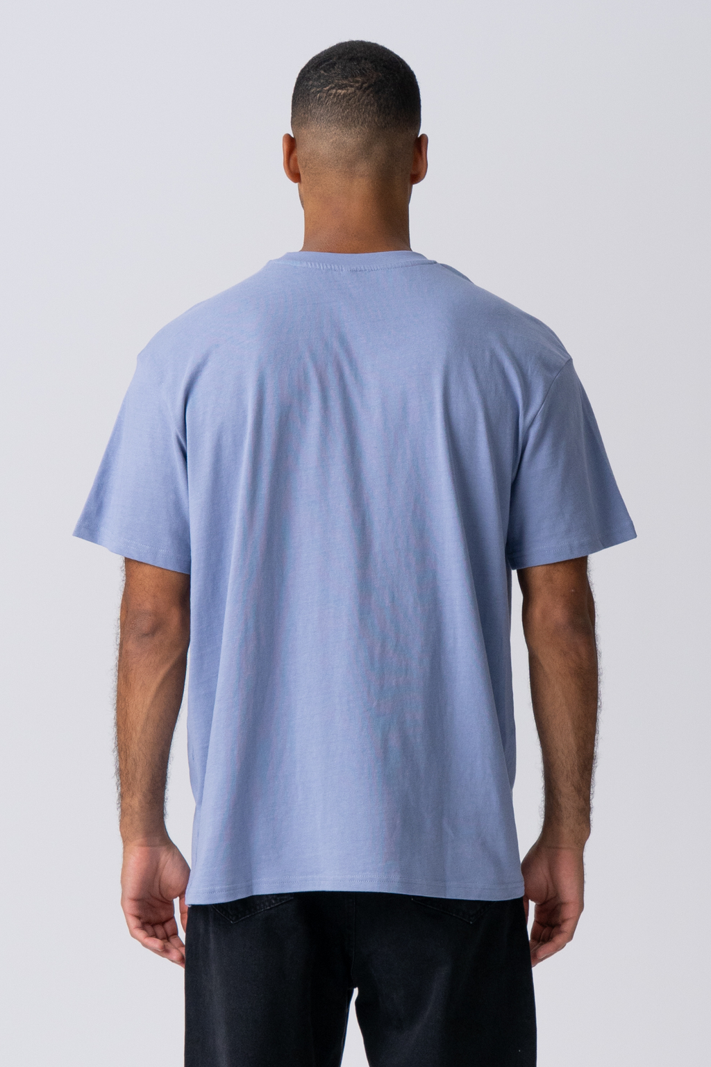 Raskas Oversized T -paita - Viola -sininen