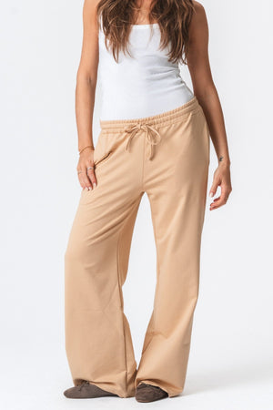 Hiukuhousut leveä - hiekka