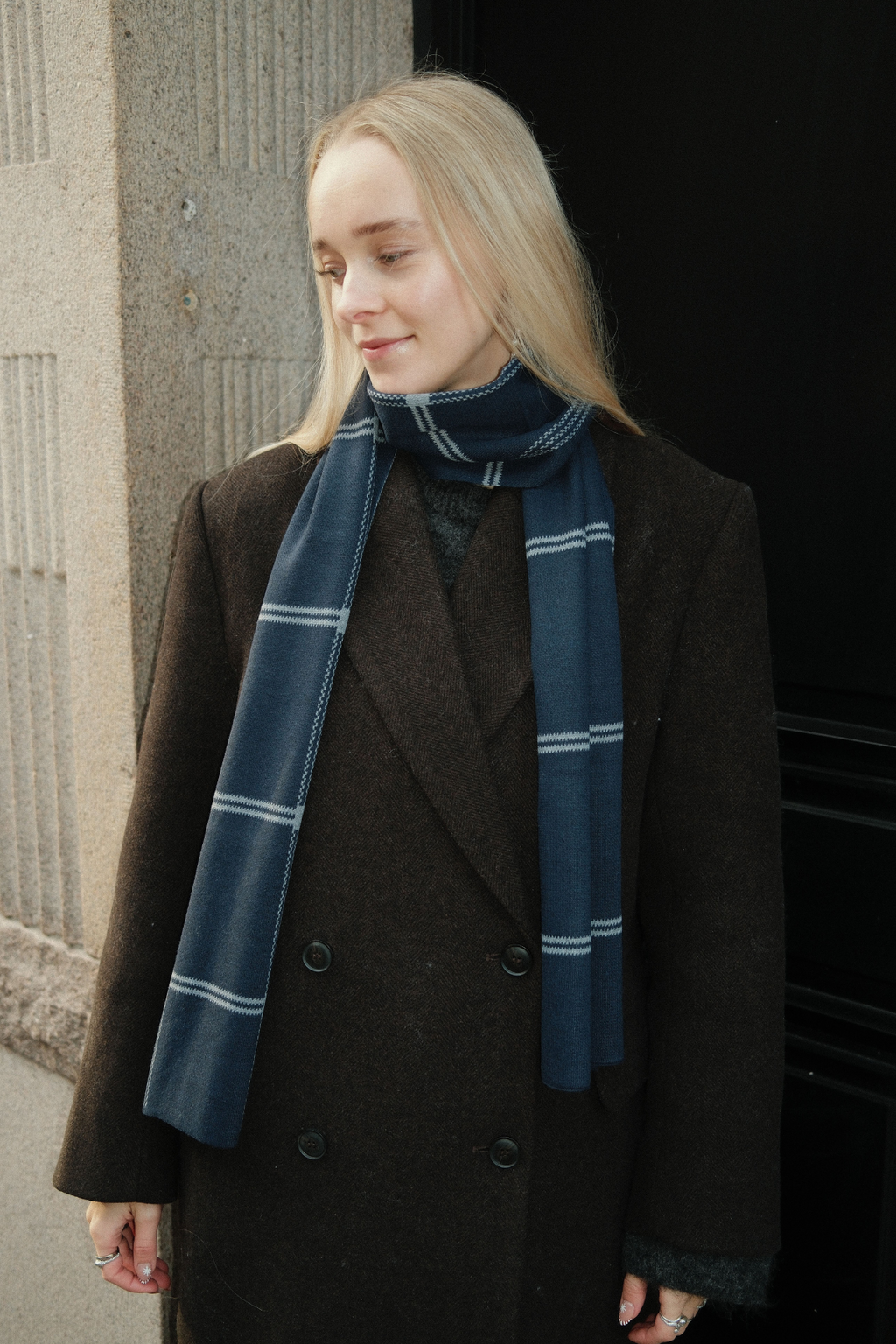 Huivi - Navy Stripes