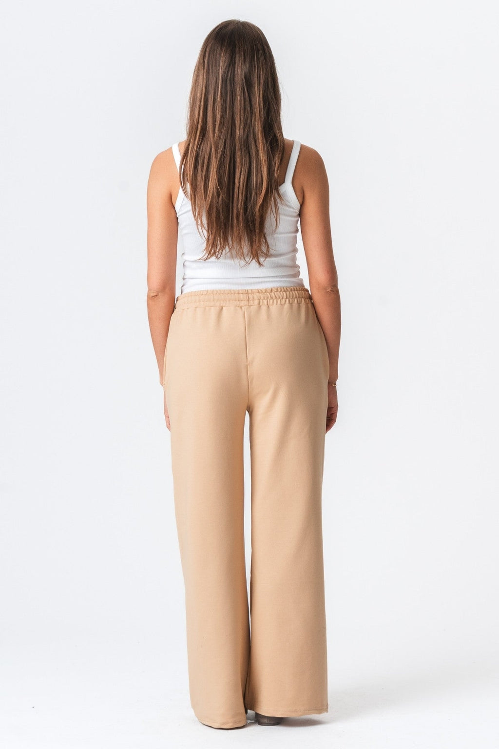 Hiukuhousut leveä - hiekka