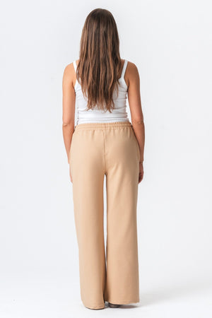 Hiukuhousut leveä - hiekka