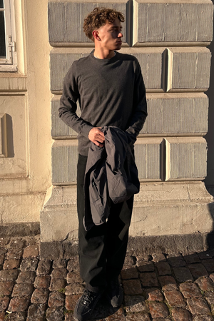 Pulloveri Pyöreäkaula-aukkoinen - Charcoal Melange