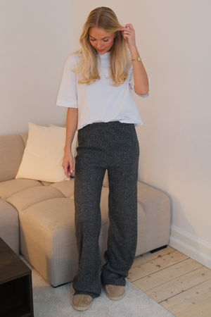 Ivy Knit Pants - Antrasiitti