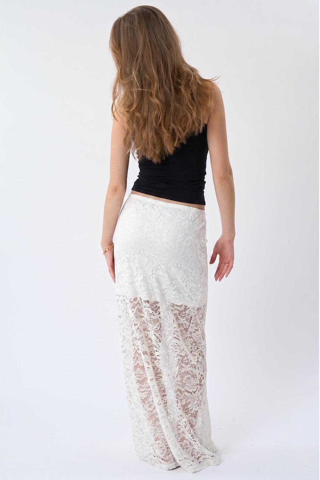 Amara Lace Maxi -hame - valkoinen