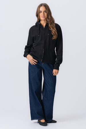 Perus Zip -huppari - musta