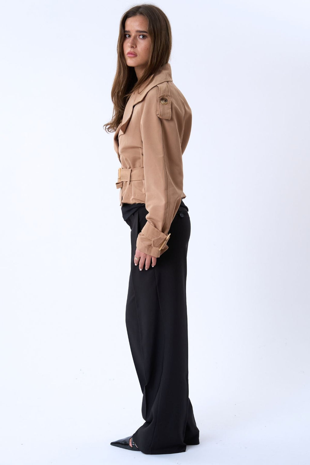 Julieta Lyhyt takki - Khaki