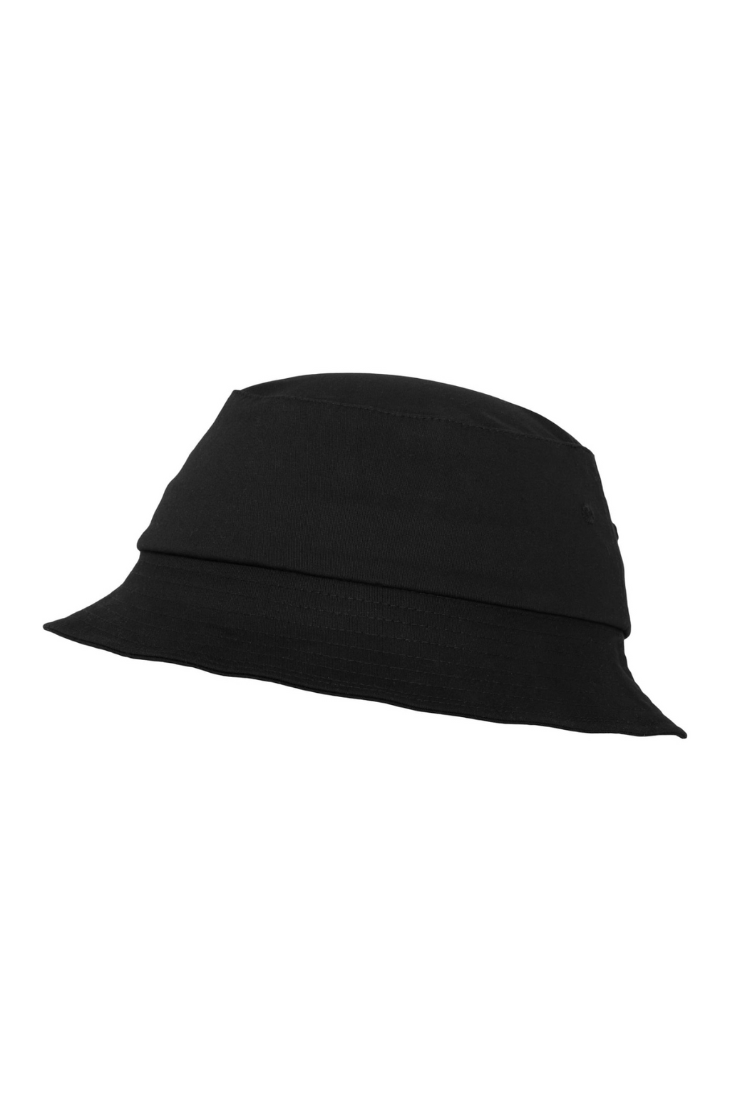 Cotton Twill Bucket Hat - Musta