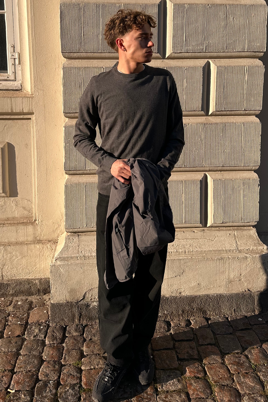 Pulloveri Pyöreäkaula-aukkoinen - Charcoal Melange